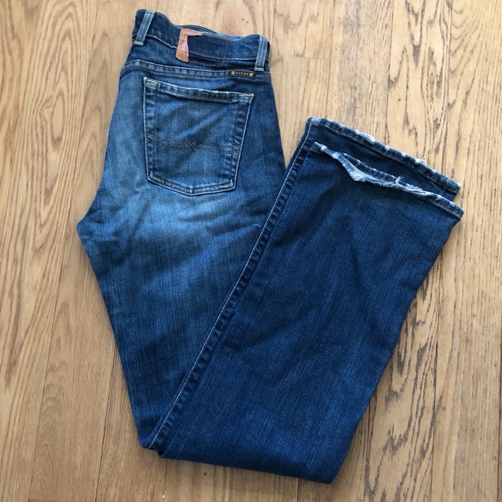 ❗️SOLD❗️LUCKY BRAND ‘Sundown’ High Rise Straight Leg Jeans Size 29 - Picture 1 of 4